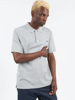 A.P.C. - Carter Polo in Heathered Grey