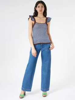 A.P.C. - Cathy Top in Brown