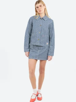 A.P.C. - Elga Skirt in Blue and White