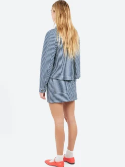 A.P.C. - Frida Jacket in Blue and White