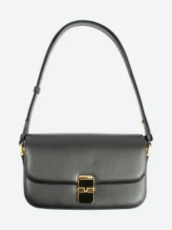 A.P.C. - Grace Baguette Bag in Black