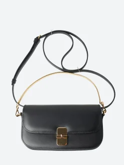 A.P.C. - Grace Chaine Clutch in Black