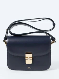 A.P.C. - Grace Small Bag in Dark Navy
