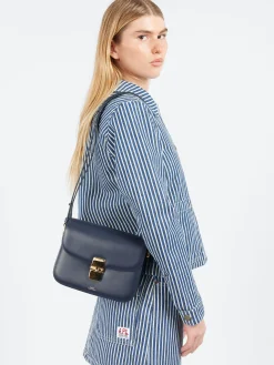 A.P.C. - Grace Small Bag in Dark Navy