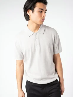 A.P.C. - Gregory Polo in Heather Light Grey
