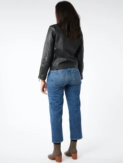 A.P.C. - JWA Biker Jacket Morgan in Black