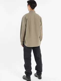 A.P.C. - Mateo Logo Shirt in Kaki