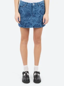 A.P.C. - Mini Skirt in Washed Indigo