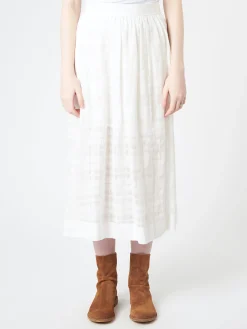 A.P.C. - Ravenna Longue Skirt in Ecru