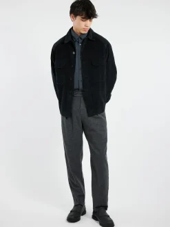 A.P.C. - Renato Pants in Heathered Anthracite
