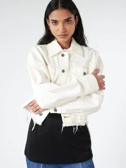 A.P.C. - Sainters Denim Jacket in Ecru