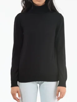 A.P.C. - Sandra Turtleneck Sweater in Noir