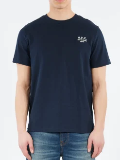 A.P.C. - Standard Rue Madame T-Shirt in Dark Navy and Ecru