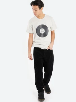 A.P.C. - Vinyl T-Shirt in Heathered Ecru