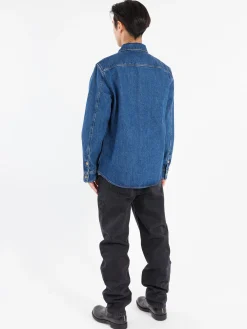 A.P.C. - Vittorio Overshirt in Washed Indigo