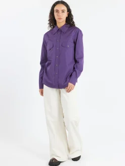 Aspesi - Cotton Poplin Shirt in Purple