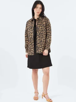 Aspesi - Cotton Shirt with Leopard Print in Maculato