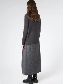 Aspesi - Garment Dyed Merino Wool Turtleneck in Charcoal