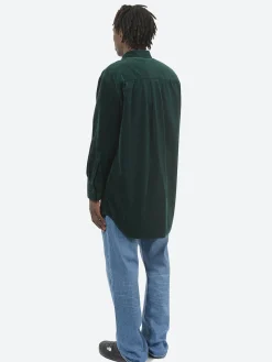 Aspesi - Garment-Dyed Corduroy Shirt in Verde