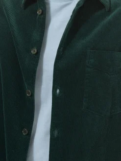 Aspesi - Garment-Dyed Corduroy Shirt in Verde