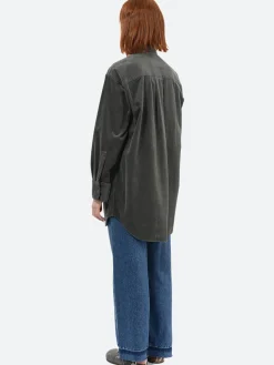 Aspesi - Garment-Dyed Corduroy Shirt in Fumo