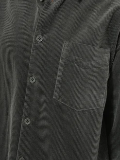 Aspesi - Garment-Dyed Corduroy Shirt in Fumo