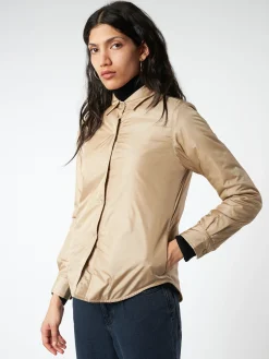 Aspesi - Glue Japanese Nylon Shirt-Jacket in Beige