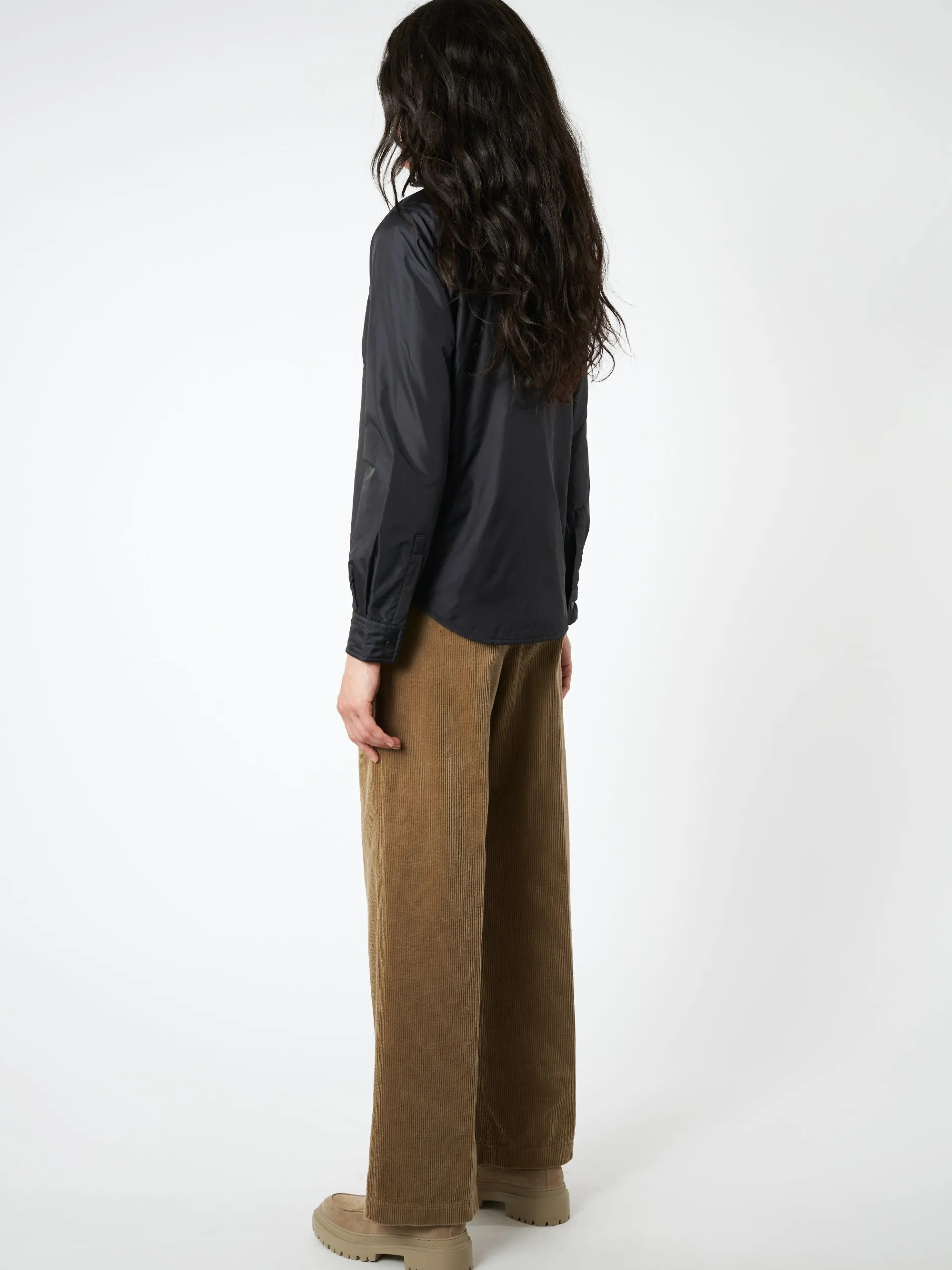 Aspesi - Glue Japanese Nylon Shirt-Jacket in Black