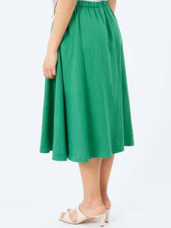 Aspesi - Linen Skirt in Green