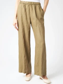 Aspesi - Linen Trousers in Military
