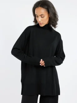 Aspesi - Merino Wool Turtleneck in Black