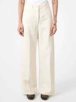 Aspesi - Slub Linen Trousers in Natural