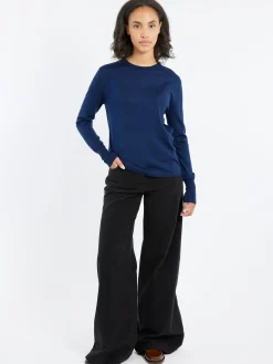 Aspesi - Stretch Fustian High-Waisted Trousers in Black