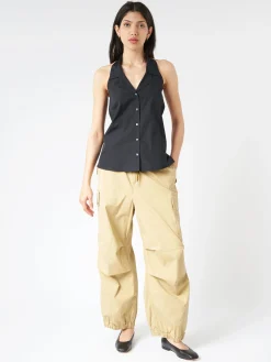 Aspesi - Vest Halter Top in Black