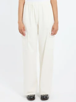 Aspesi - Wide Corduroy Trousers in Ice