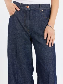 Aspesi - Wide Leg Flared Jeans in Denim