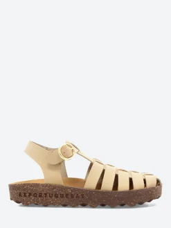 Asportuguesas - Calix Fisherman Sandal in Beige and Brown