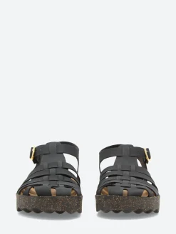 Asportuguesas - Calix Fisherman Sandal in Black