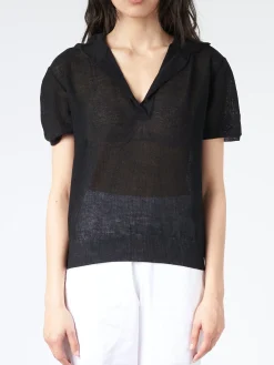 Barena Venezia - Cleo Knit Polo in Nero