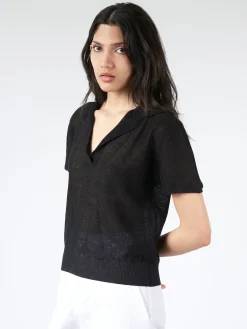 Barena Venezia - Cleo Knit Polo in Nero
