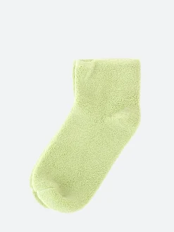 Baserange - Buckle Ankle Sock in Bar Green