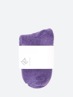 Baserange - Buckle Ankle Sock in Yu Purple