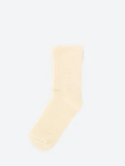 Baserange - Buckle Over Ankle Socks in Undyed