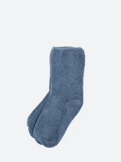 Baserange - Buckle Over Ankle Socks in Fiba Blue