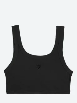 Baserange - Heart Bra in Black