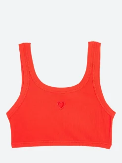 Baserange - Heart Bra in My Red