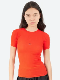 Baserange - Heart Short Sleeve in My Red