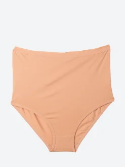 Baserange - Highwaist Bell Pants in Yu Rose