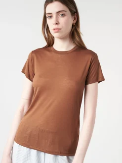 Baserange - Lyocell Tee Shirt in Ocular