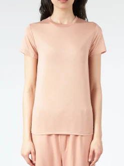 Baserange - Lyocell Tee Shirt in Yu Rose